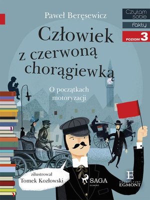 cover image of Człowiek z czerwoną chorągiewką